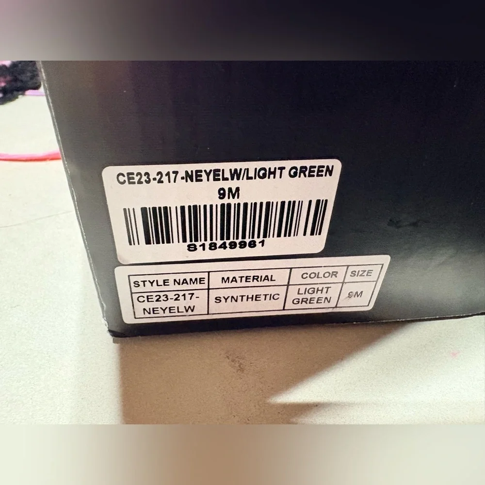 Club Exx Neon Yellow/Green Low Traitor Combat Boots D-Ring Lace Up – NIB - Picture 9 of 9